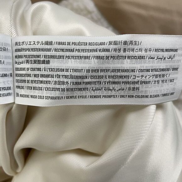 ABERCROMBIE & FITCH Womens Ultra Mini Puffer Jacket NEW Sherpa Cream Sz XL - Picture 13 of 13